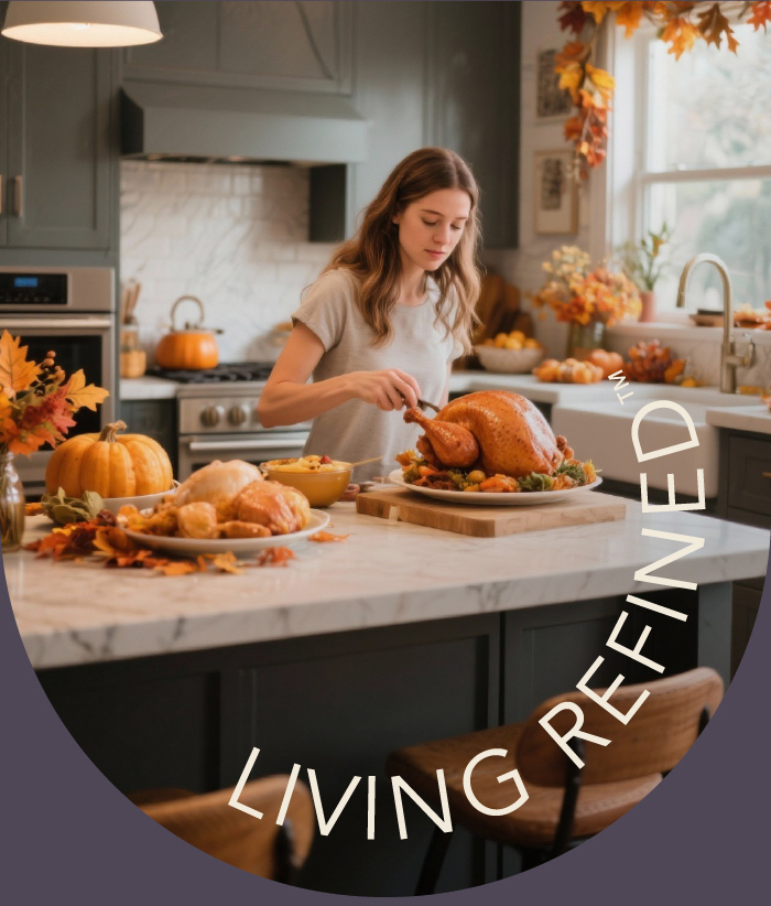 Seasonal lifestyle image introducing October updates from OPUS Homes