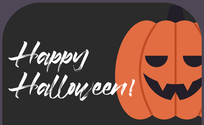 Happy Halloween greeting from OPUS Homes