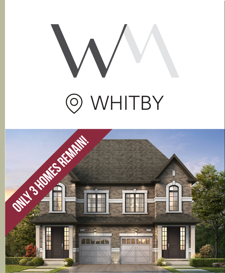 Whitby Meadows – Whitby – Only 3 Homes Remain!