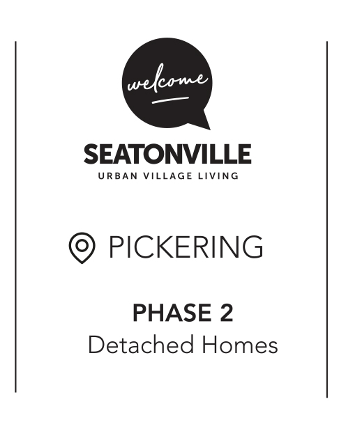 Seatonville Urban Village Living – Pickering – Phase 2 Detached Homes