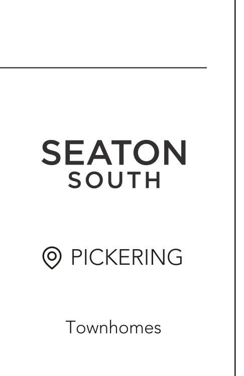 Quick Closings – Seaton South – Pickering – Townhomes