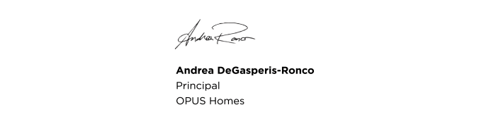A Message from Andrea DeGasperis-Ronco