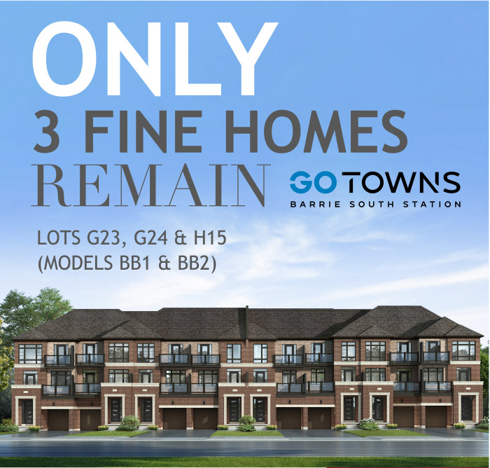 Only 3 Fine Homes Remain Lots G23, G24 & H15 (models BB1 & bb2)